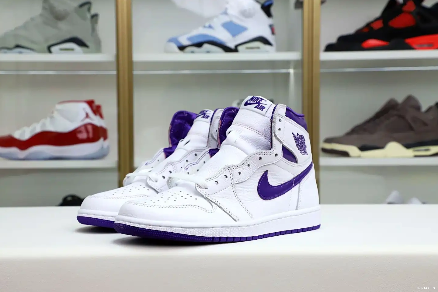 Court Kimikick Air Purple 1 High OG Jordan 0814